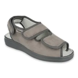 Cандалі жіночі діабетичні для проблемних ніг Dr Orto System 676D006 сірі, Колір: Сірий, Розмір жіночого взуття: 41