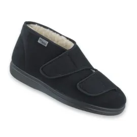 Черевики чоловічі з хутром діабетичні для проблемних ніг Dr Orto System 986M011 чорні, Колір: Чорний, Розмір чоловічого взуття: 44