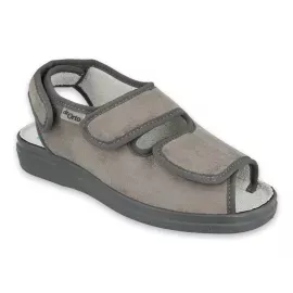 Сандалии женские диабетические для проблемных ног Dr Orto System 676D006 серые, Цвет: Серый, Размер женской обуви: 41