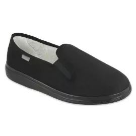 Мокасини чоловічі діабетичні для проблемних ніг Dr Orto System 991M002 чорні, Колір: Чорний, Розмір чоловічого взуття: 45