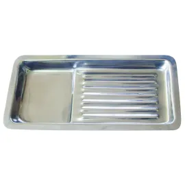 Стоматологічний лоток на 8 інструментів SURGIWELOMED. Розміри 200x90 мм, об'єм 0,3 л