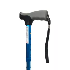 Тростина алюмінієва телескопічна Doctor Life 11874BLU Синій, Колір: Синій