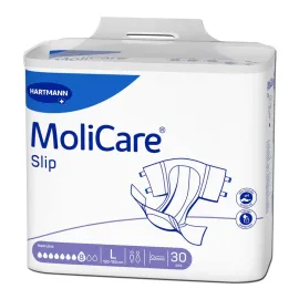 Підгузники для дорослих MoliCare Slip Super Plus 8 крапель L 30 шт, Розмір підгузників: L, Кількість крапель: 8