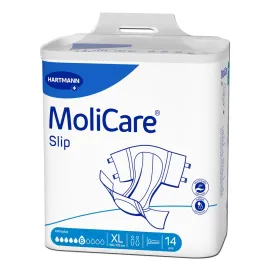 Підгузники для дорослих MoliCare Slip extra plus 6 крапель XL 14 шт, Розмір підгузників: XL, Кількість крапель: 6