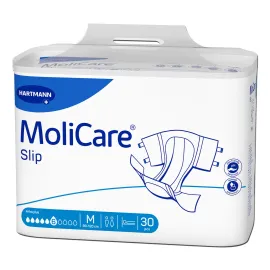 Підгузники для дорослих MoliCare Slip extra plus 6 крапель M 30 шт, Розмір підгузників: M, Кількість крапель: 6