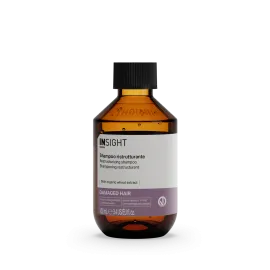 Шампунь восстанавливающий для поврежденных волос Insight Damaged Hair Restructurizing Shampoo, стеклянная бутылка, 100 мл, Обьем: 100 мл
