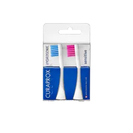 Насадки Sensitive для звукової щітки Curaprox Hydrosonic Ortho (2шт) blue/pink, Колір: blue/pink