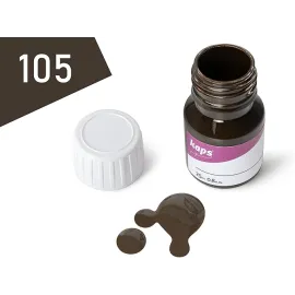 Фарба для гладкої шкіри та засіб для підготовки до фарбування Kaps Super Color Preparer 25 ml, Колір: 105