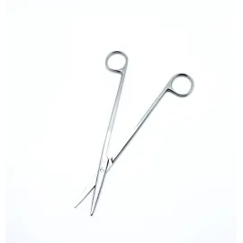 Ножиці для розтину м'яких тканин, прямі, гострокінцеві. Довжина 18 см