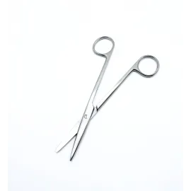 Ножиці для розтину м'яких тканин, прямі, з одним гострим кінцем. Довжина 14,5 см