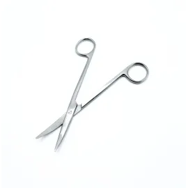Ножиці для розтину м'яких тканин, зігнуті, гострокінцеві. Довжина 145 мм