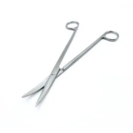 Ножиці для розтину м'яких тканин зігнуті, з одним гострим кінцем. Довжина 20 см