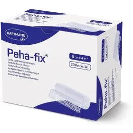 Еластичні фіксуючі бинти Peha-fix 8 см х 4 м, в коробці 20 шт., Розмір бинта: 8 см х 4 м