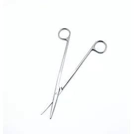 Ножиці для розтину м'яких тканин, прямі, гострокінцеві. Довжина 18 см