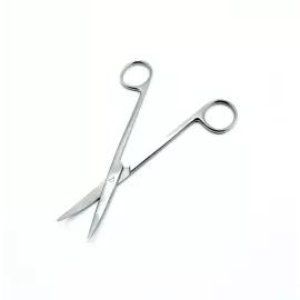 Ножиці для розтину м'яких тканин, зігнуті, гострокінцеві. Довжина 145 мм