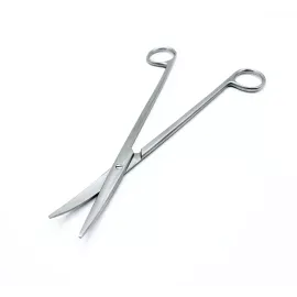 Ножиці для розтину м'яких тканин зігнуті, з одним гострим кінцем. Довжина 20 см
