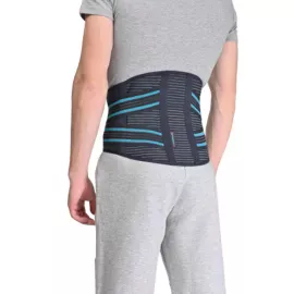 Корсет поясничный полужесткий Reabilitimed Л-4М-2В COMFORT, Цвет: Графит, Размер: XXL