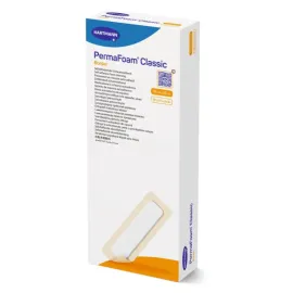 Самоклеюча губчаста пов'язка PermaFoam® Classic Border 10см x 30см, Розмір пов'язки: 10см x 30см, Тип: Стерильні