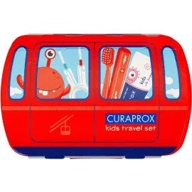 Дорожній набір Curaprox Kids Red, Колір зубної щітки: Червоний
