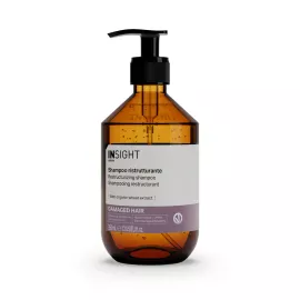 Шампунь для відновлення пошкодженого волосся Insight Damaged Hair Restructurizing Shampoo, скляна пляшка, 350 мл, Об'єм: 350 мл