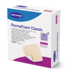 Губчаста пов'язка PermaFoam® Classic 10см x 10см, Розмір пов'язки: 10см х 10см, Тип: Стерильні