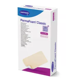 Губчаста пов'язка PermaFoam® Classic 10см x 20см, Розмір пов'язки: 10см х 20см, Тип: Стерильні
