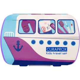 Дорожній набір Curaprox Kids Purple, Колір зубної щітки: Фіолетовий