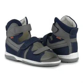 Memo Hermes 1DA Сіро Сині Дитячі ортопедичні босоніжки (р.30-38), Розмір дитячого взуття: 30