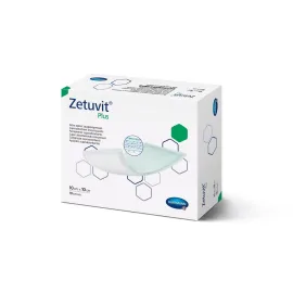 Сорбційна пов'язка Zetuvit Plus / Цетувит Плюс 10см х 10см 1шт, Розмір пов'язки: 10см х 10см