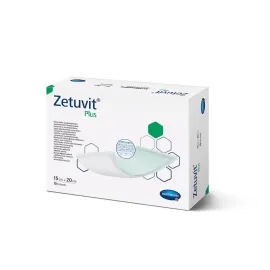 Сорбційна пов'язка Zetuvit Plus / Цетувит Плюс 15см х 20см 1шт, Розмір пов'язки: 15см х 20см