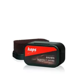 Губка для обуви, Коричневая Kaps Brown Perfect Shine