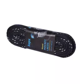 Шнурки для хоккейных коньков вощеные, черные Kaps Hockey Laces