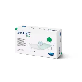 Сорбційна пов'язка Zetuvit Plus / Цетувит Плюс 10см х 20см 1шт, Розмір пов'язки: 10см х 20см