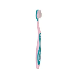 Зубная щетка Pierrot B-elle toothbrush, мягкая, розово-бирюзовая, для женщин, Ref.34, Цвет зубной щетки: Бірюзовий