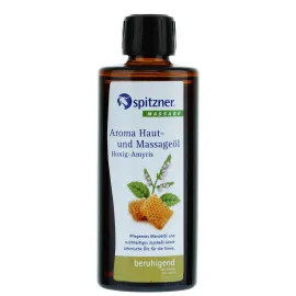 Масажна олія для ароматерапії "Мед і Аміріс" Spitzner Massage, 190 ml.
