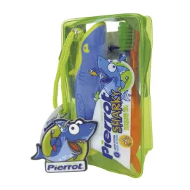 Набор детский Pierrot Kit dental infantil Sharky, зубная паста, зубная щетка, брелок Ref.335