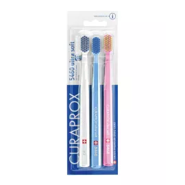 Набір зубних щіток Curaprox CS 5460/3 Ultra Soft, d 0,10 мм (3 шт.)