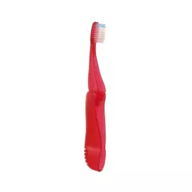 Зубна щітка Pierrot Travel Compact, середньої жорсткості (medium), червоного кольору, Ref.76, Колір зубної щітки: Червоний