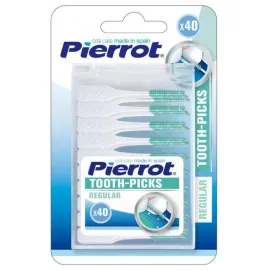 Міжзубні йоржики Pierrot Tooth-Picks Regular 40 штук Ref.139