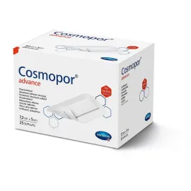 Cosmopor® advance 7,2см x 5см Повязка пластырная стерильная 1шт, Размер пластыря: 7.2см х 5 см