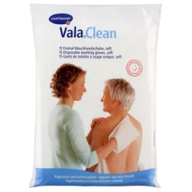 Рукавички для миття Vala®Clean soft, 15 шт/уп одноразові