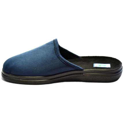 Тапочки чоловічі діабетичні для проблемних ніг Dr Orto System 132M006 (125M006) сині, Колір: Темно Синій, Розмір чоловічого взуття: 42, зображення 4