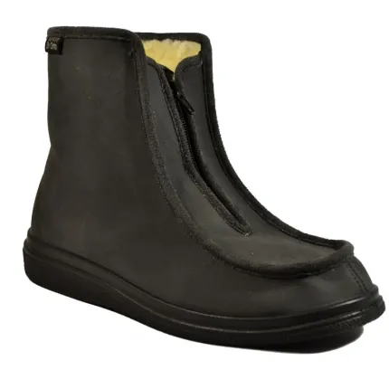 Ботинки женские с мехом диабетические для проблемных ног Dr Orto System 996D008, Цвет: Графит, Размер женской обуви: 36, изображение 2