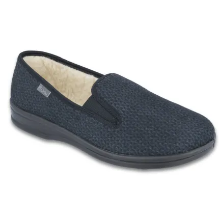 Напівчеревики чоловічі з хутром діабетичні для проблемних ніг DrOrto System 096M090