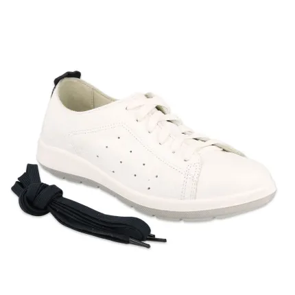 Кросівки жіночі діабетичні Dr Orto Casual 156D009 білі з синім, Колір: Білий з синім, Розмір жіночого взуття: 37, зображення 5