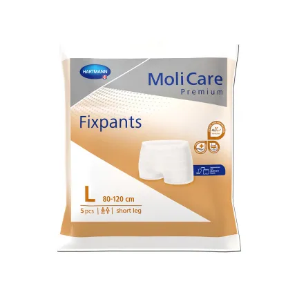 Штанці еластичні для фіксації прокладок MoliCare Premium Fixpants короткі 5 шт., Розмір: L
