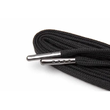 Вогнестійкі шнурки плоскі, чорні Worker Walker HD PRO 150 см, Довжина шнурівок, см: 150, Колір шнурівок: Чорний, Тип шнурівок: Плоскі 8 мм, зображення 3