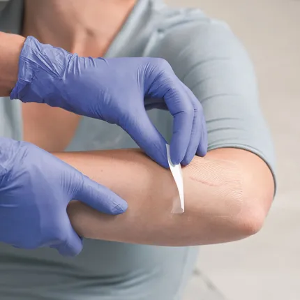 Hydrofilm 20х30см Пов'язка плівкова водонепроникна прозора 1шт, Розмір пластиру: 20 см х 30 см, зображення 2