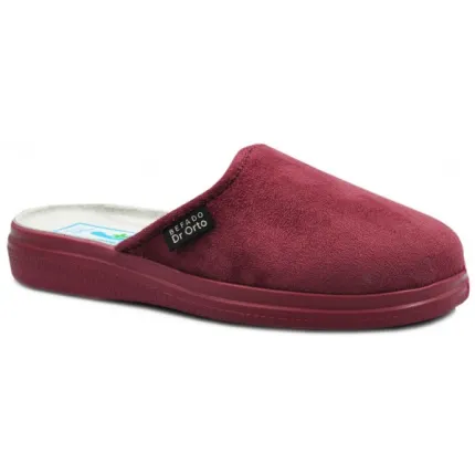 Тапочки жіночі діабетичні для проблемних ніг Dr Orto System 132D011 бордові, Колір: Бордовий, Розмір жіночого взуття: 39, зображення 2