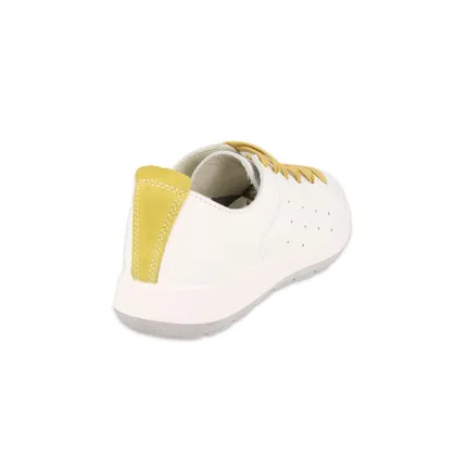 Кросівки жіночі діабетичні Dr Orto Casual 156D010 білі з жовтим, Колір: Білий з жовтим, Розмір жіночого взуття: 37, зображення 4